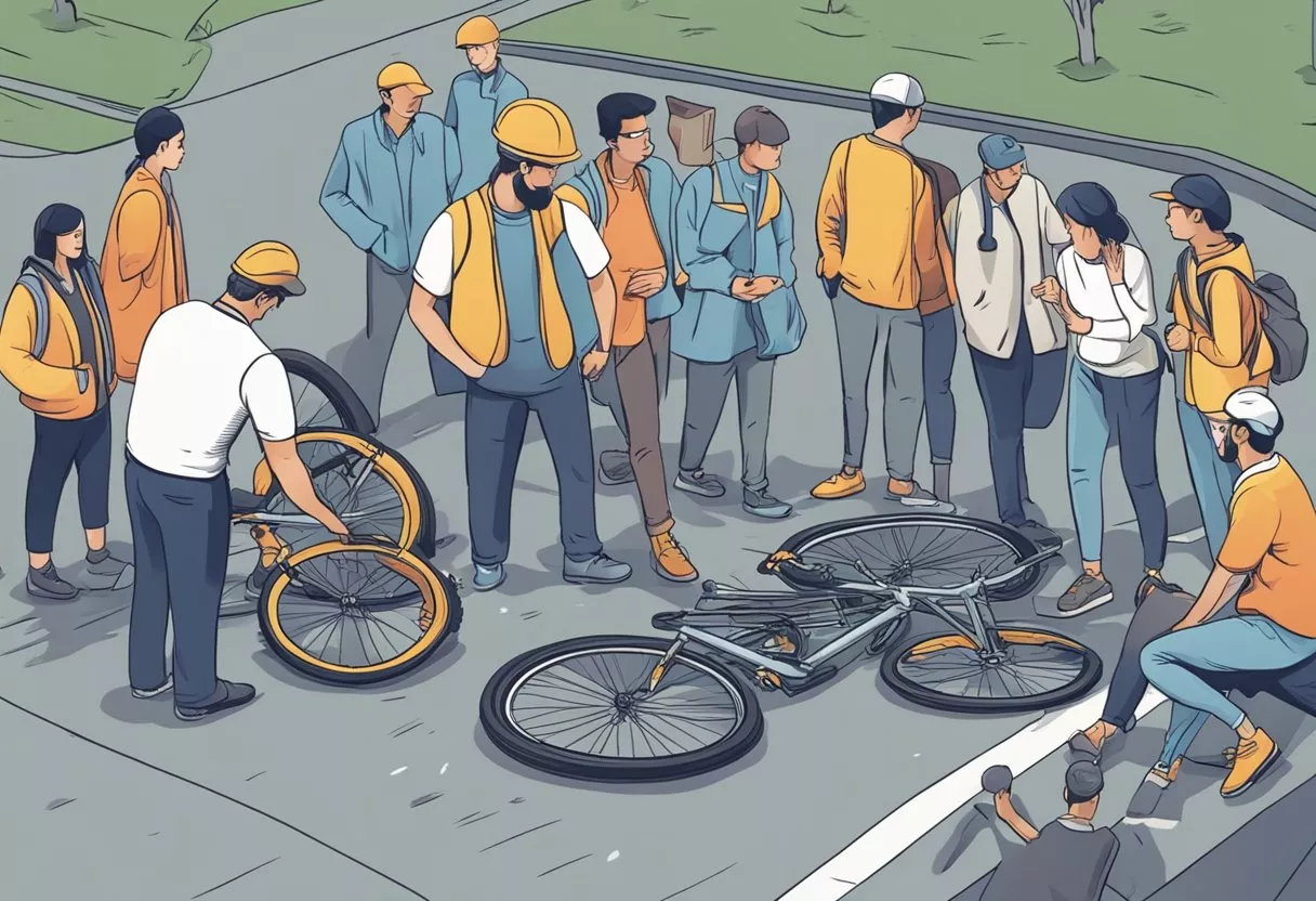 Wenn das Fahrrad gestohlen wurde oder ein Schaden aufgetreten ist, sollte die Polizei umgehend informiert werden