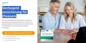 Sterbegeld­versicherung für Ehepaare