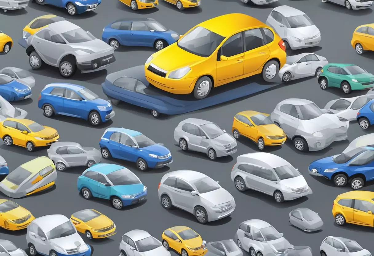 A stack of insurance policies, including E-Auto, combined for comparison