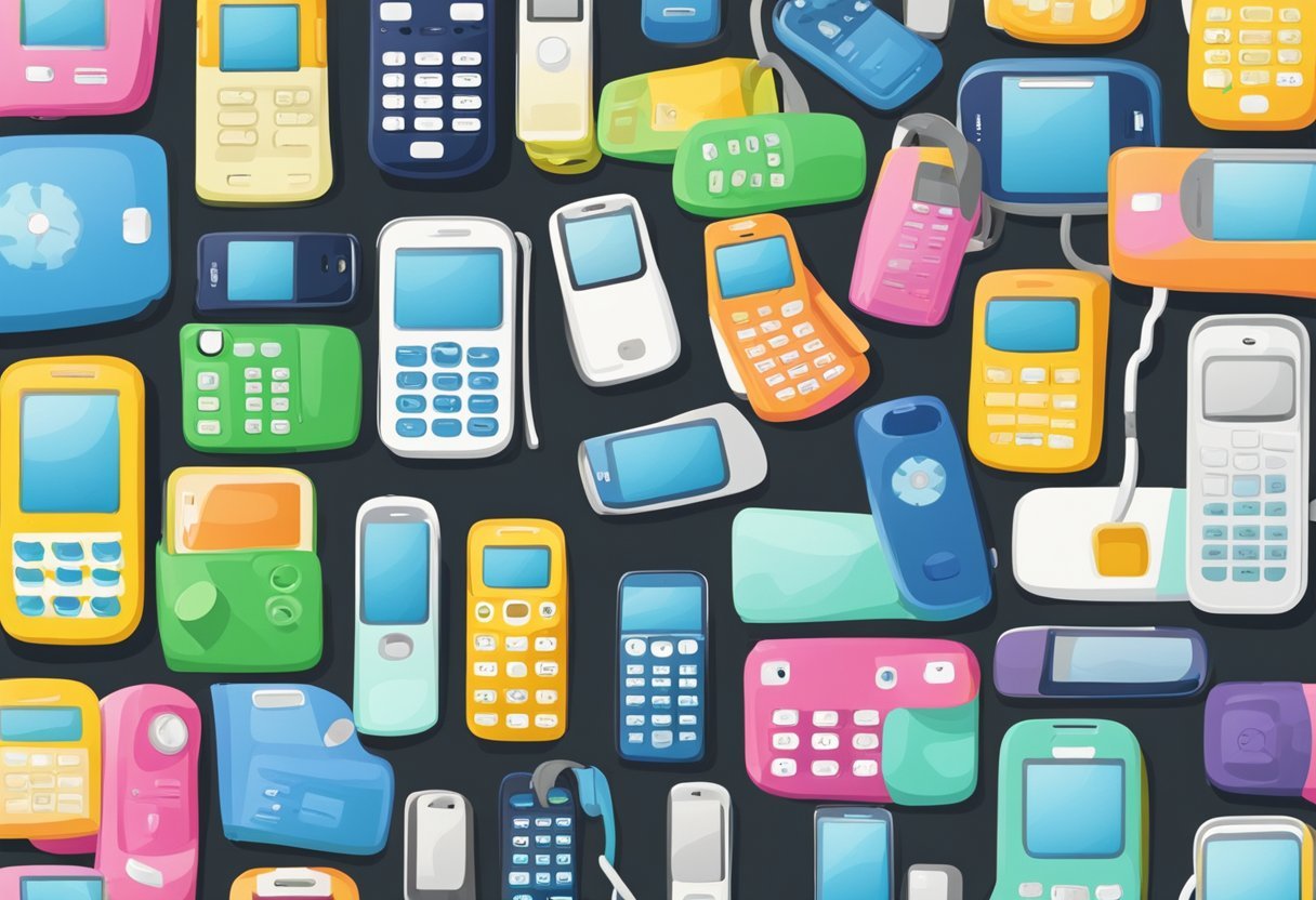 Various phone models and age groups with insurance options. Comparison of phone insurance