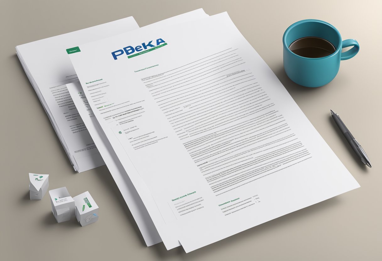 A contract document with Debeka PKV logo and legal text