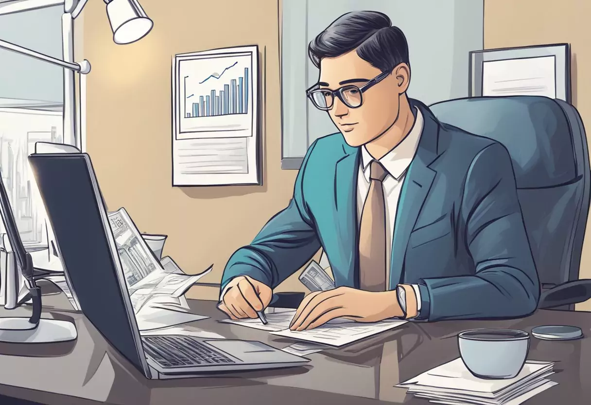 A person investing in stocks and bonds as an alternative to disability insurance
