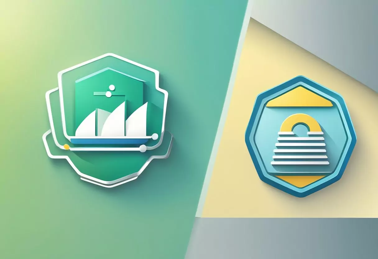 Eine Gruppe von drei Logos von Versicherungsgesellschaften (Ottonova, DKV, ARAG), die vor einem eleganten, modernen Hintergrund angezeigt werden und den Vergleich von privaten Krankenversicherungsoptionen für Selbstständige darstellen.